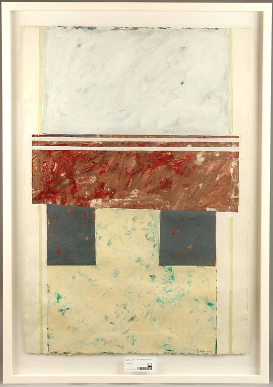 PETER HAHNE, gouache, sign och dat -82.