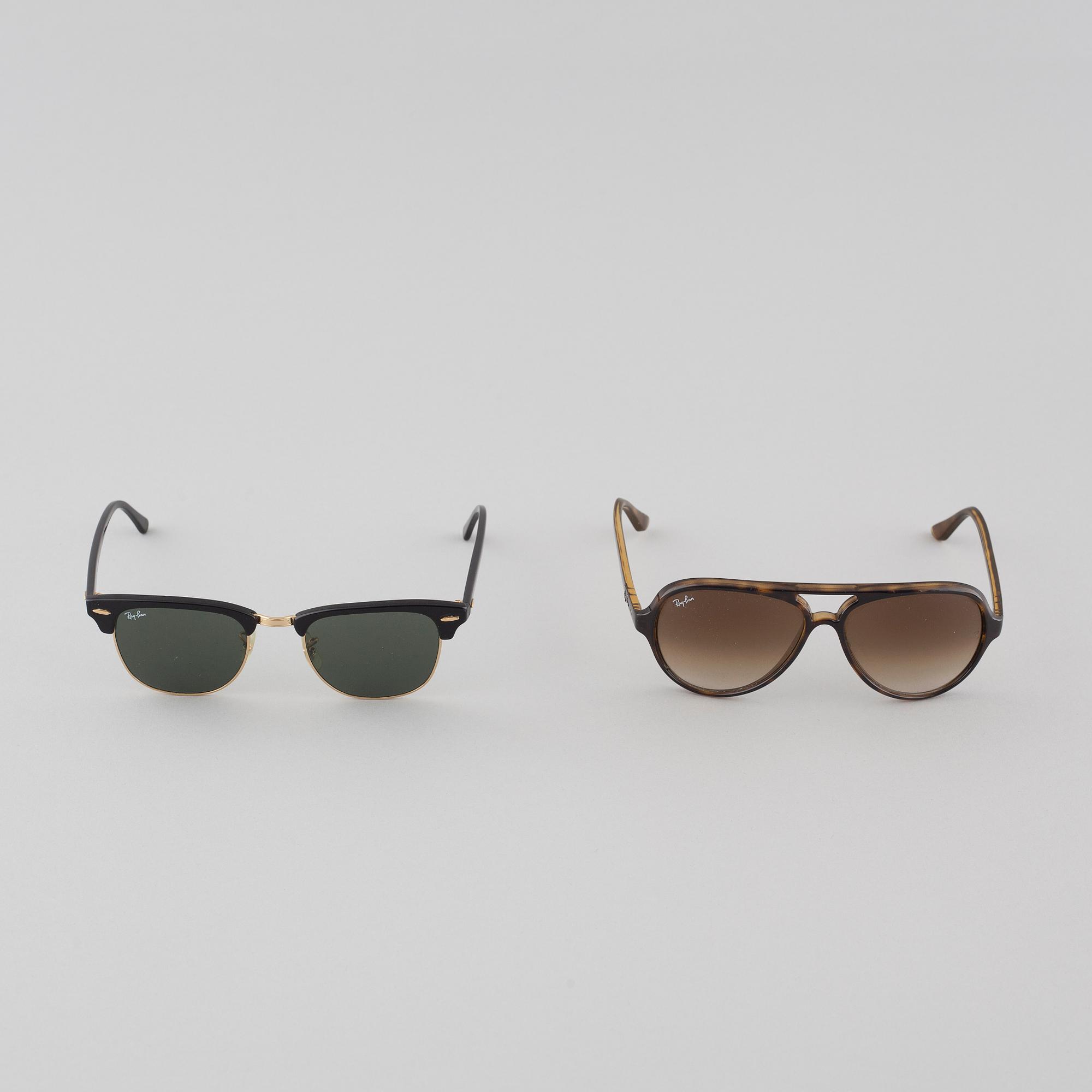 Two pairs of Rayban sunglasses Ray-Ban RB4547 Boyfriend Two Sunglasses | LensCrafters main image 3