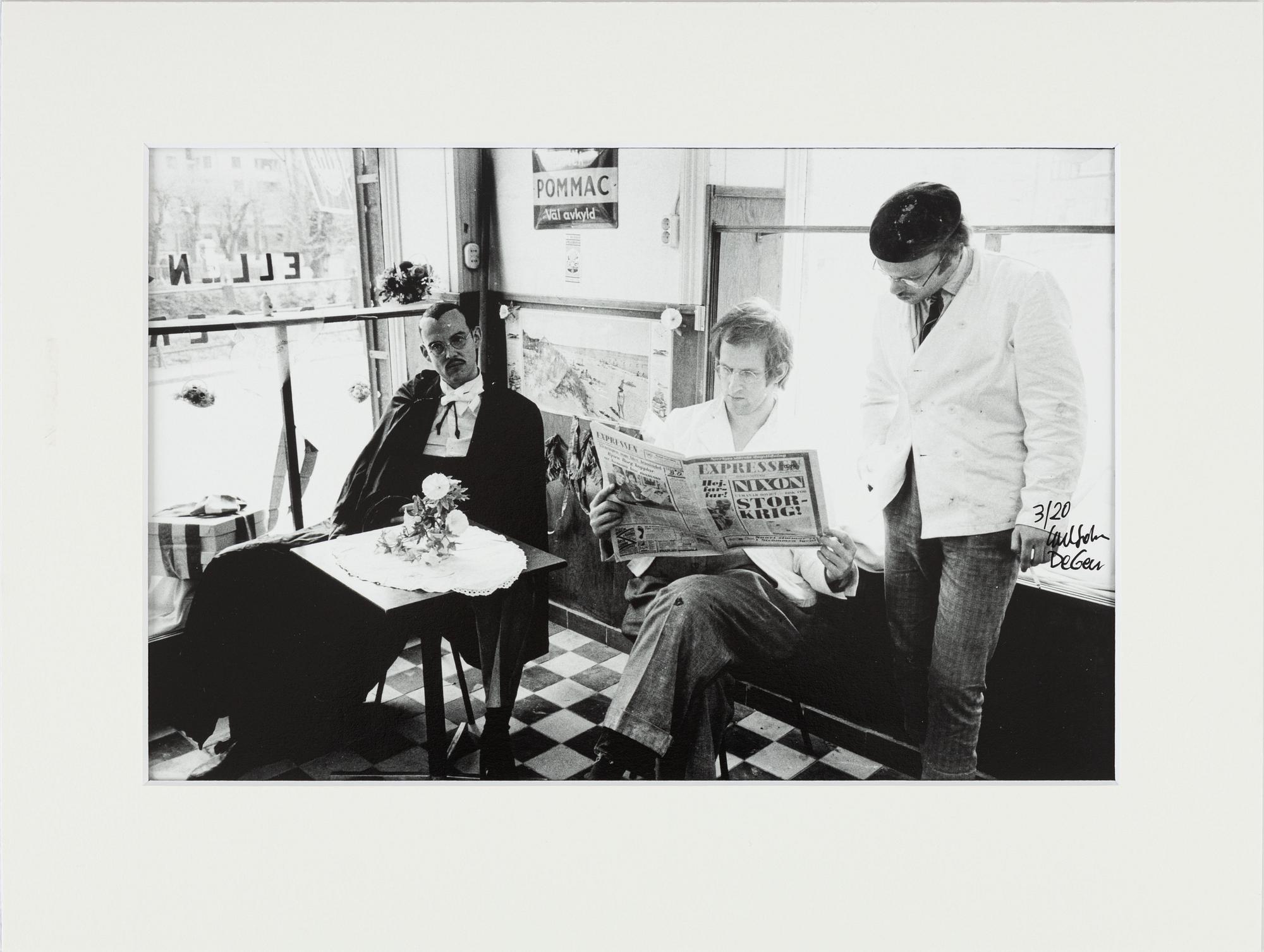 Carl Johan De Geer, At Ellen's Bakery, From "Tårtan", 1972.