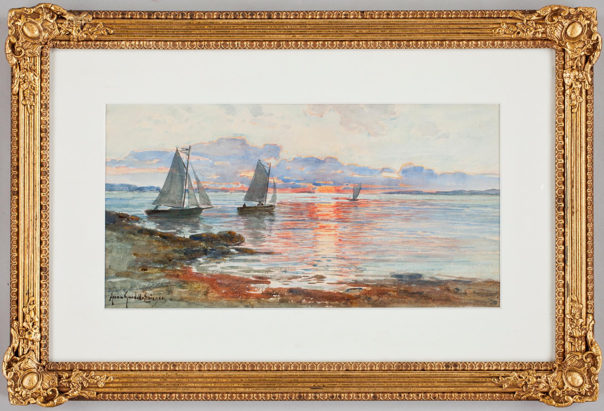ANNA GARDELL-ERICSON, akvarell, sign.