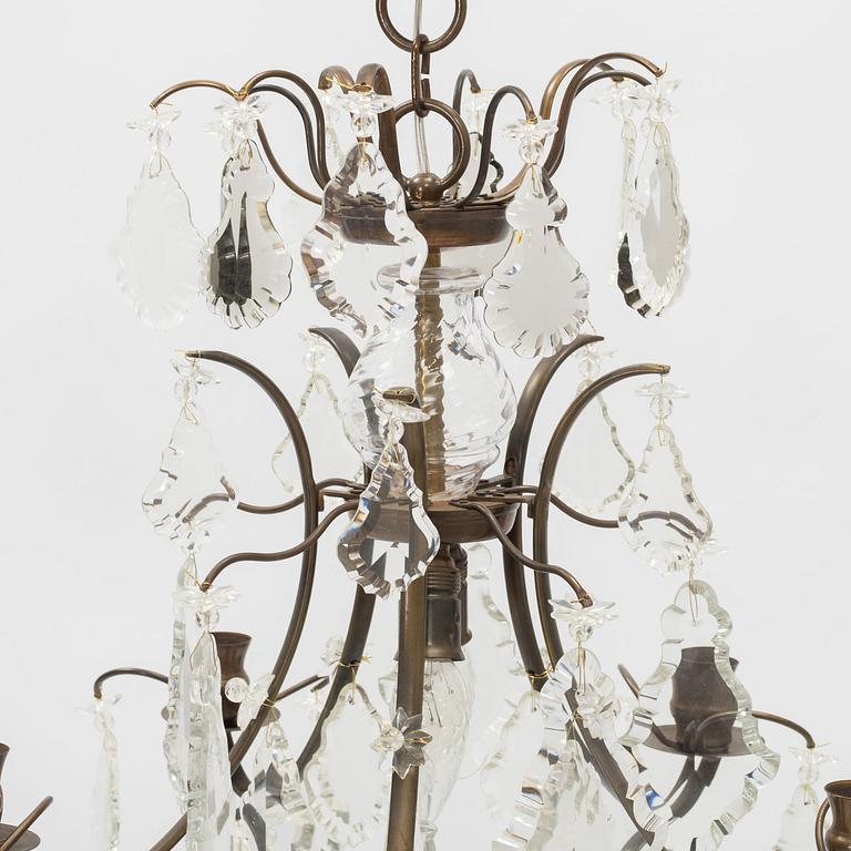 Chandelier, Baroque style, first half of the 20th century.