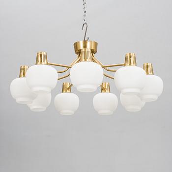 TAKLAMPA, Hans Bergström, Ateljé Lyktan 1940-tal. Diam 87 cm.