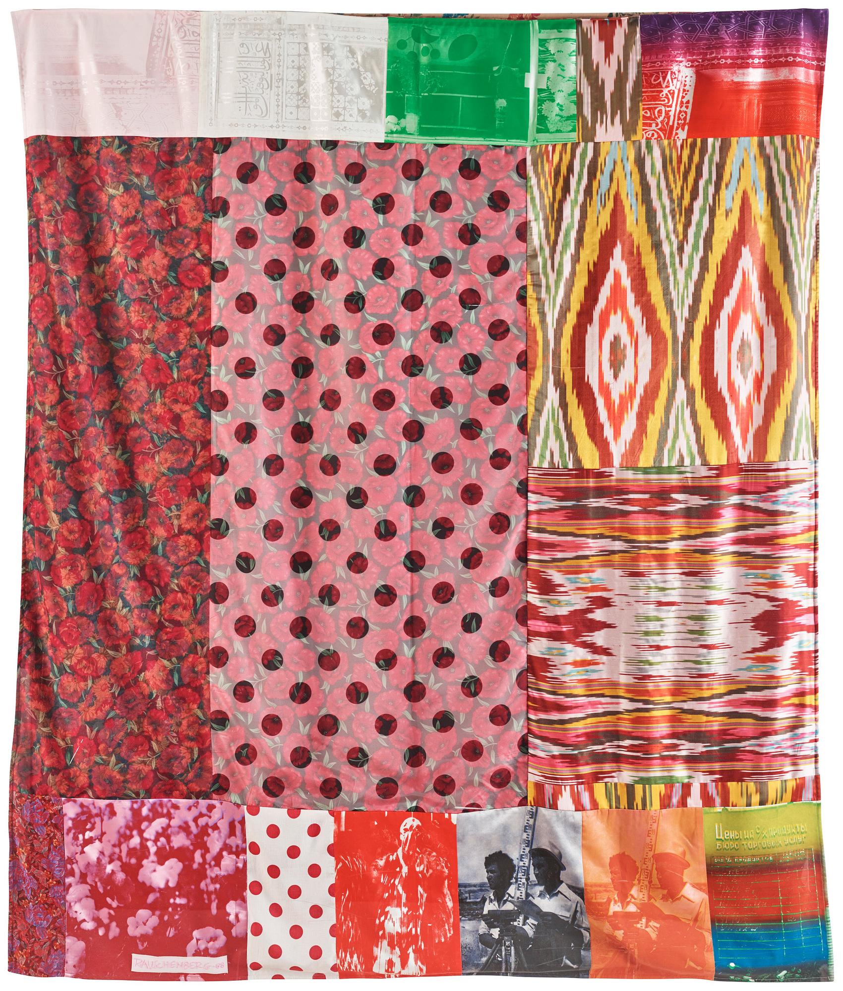 Robert Rauschenberg, 'Samarkand Stitches #I'.