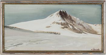 Eigil Schwab · EIGIL SCHWAB, gouache. Signerad. Baktill daterad 1927.