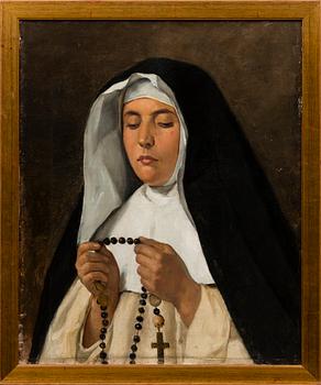 ADOLF VON BECKER, "ITALIAN NUN".