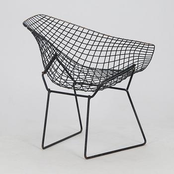 Harry Bertoia, nojatuoli, "Diamond Chair". Lisenssillä valmistettu Billnäsin tehtailla, Fiskars, 1950/1960-luku.