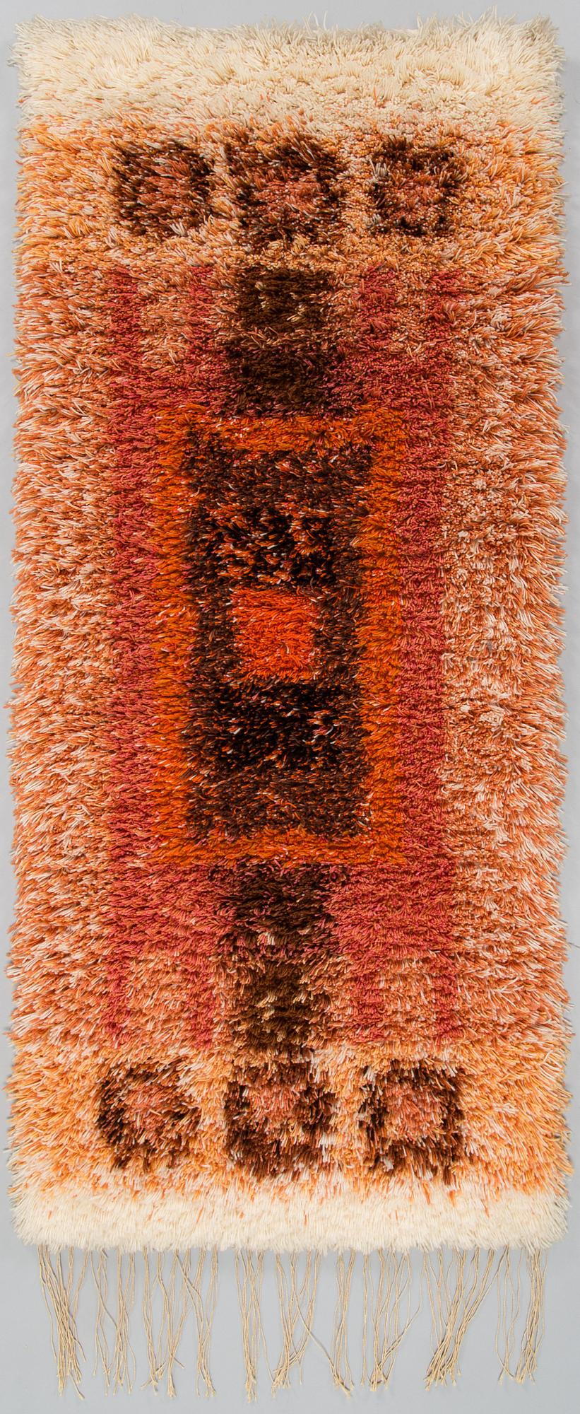 Terttu Tomero, rya, modell för Neovius. Ca 150 x 64 cm.