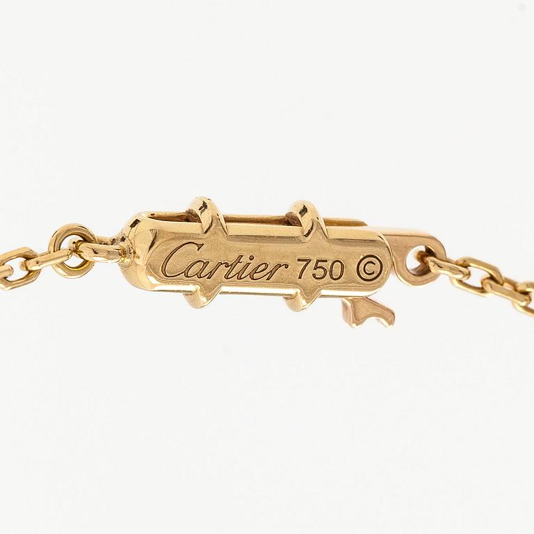 Cartier, halsband, "1895" i 18K guld med briljantslipad diamant.