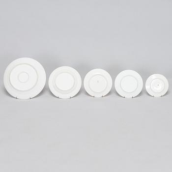 A 117-piece dinner service, some dishes marked Pirkenhammer, early 20th century.