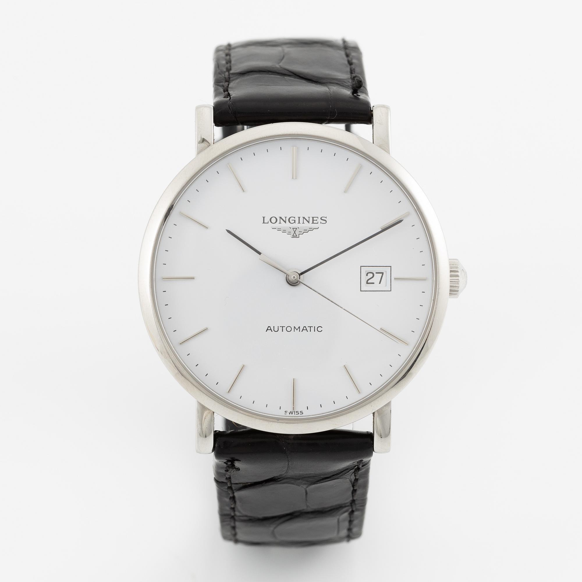 Longines, Elegant Collection, wristwatch, 39 mm.