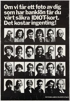 Kjartan Slettemark, "IDIOT kort", Huvudbladet & Bankföreningen.