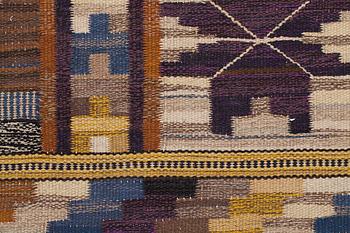 CARPET. "Höstmattan". Flat weave. 351 x 224,5 cm. Signed MMF.