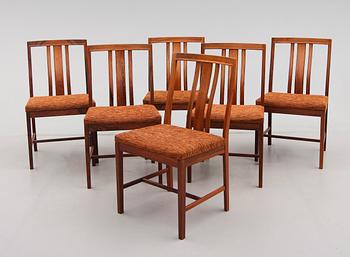 MATSALSMÖBEL, 7 delar, Bertil Fridhagen, Bodafors, 1900-talets andra hälft.