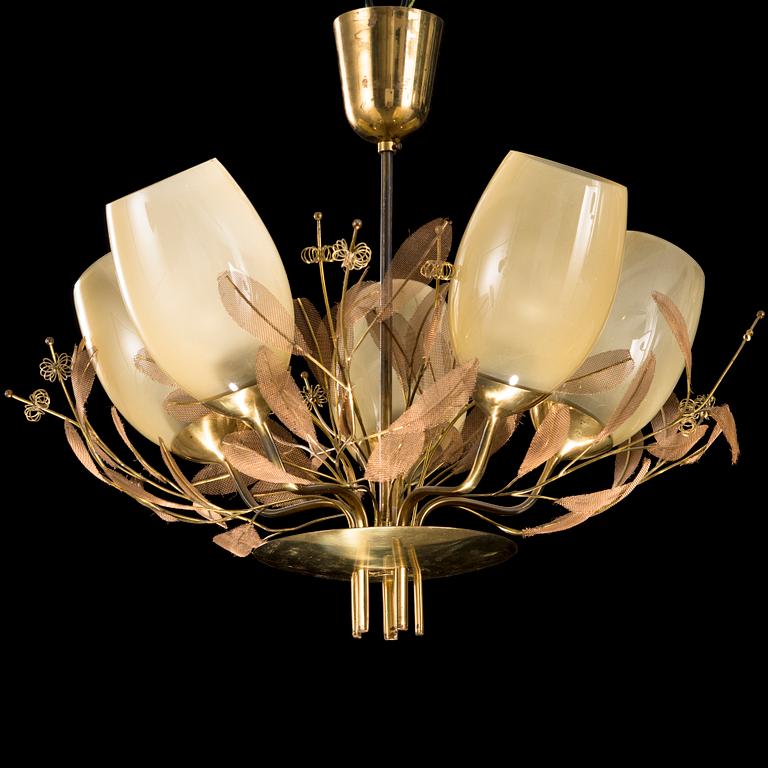 A mid-20th century 9029/5' chandelier  for Taito Oy, Finland.