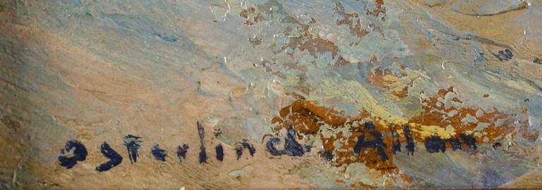 ALLAN ÖSTERLIND, olja på duk, signerad.