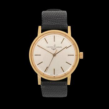 ULYSSE NARDIN, herr, 18k guld, 1970-tal.