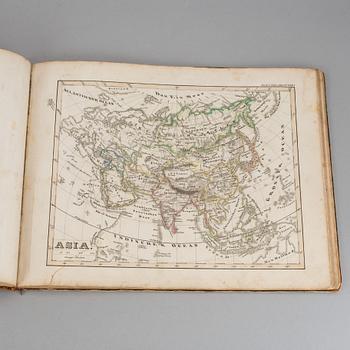 ATLAS, "Stieler´s Schul-Atlas", 1800-talets mitt.