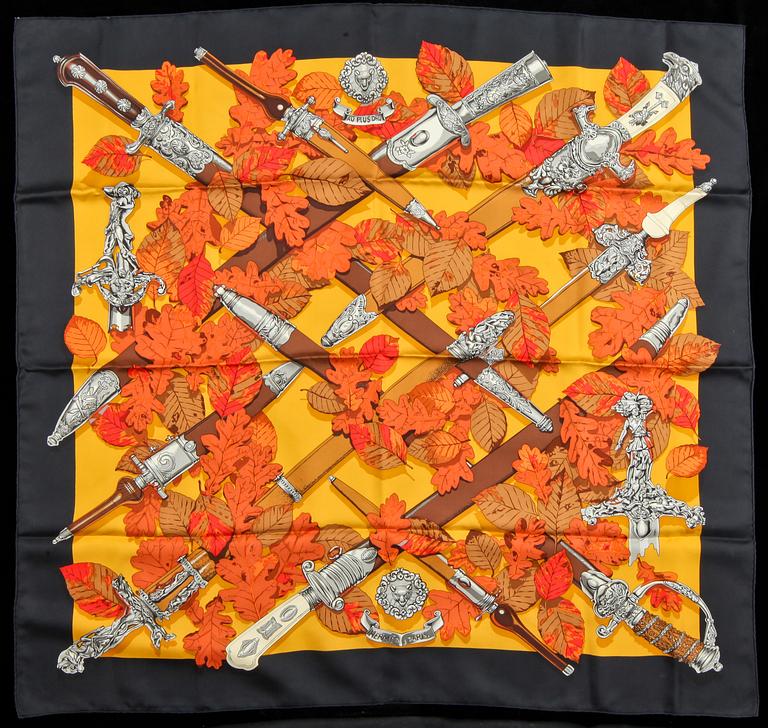 SCARF, Hermès, "Au Plus Dru".