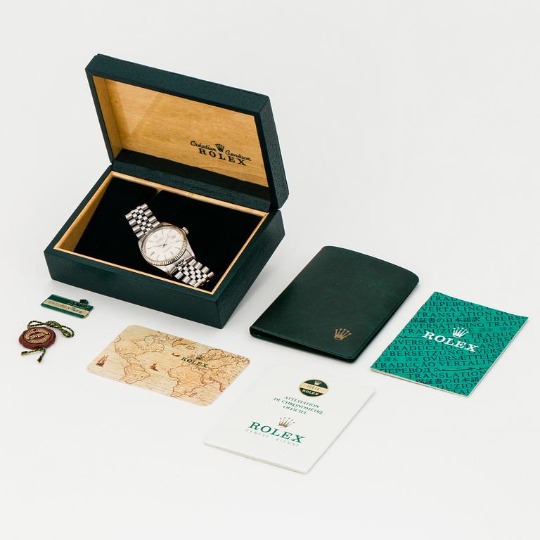 ROLEX, Oyster Perpetual, Datejust, Chronometer, wristwatch, 36 mm.