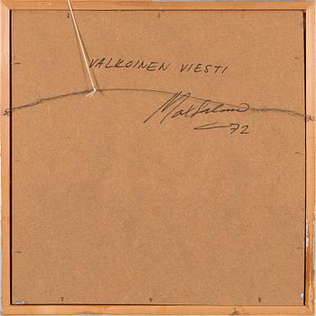 Max Salmi, "Valkoinen viesti".