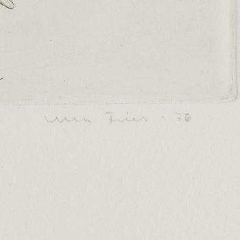 ETCHINGS, 3 pieces, one of wich Hans Wigert.