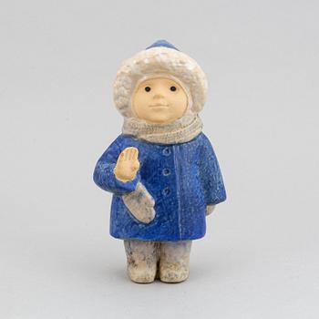 Lisa Larson, three stoneware figurines, K-studion, Gustavsberg.