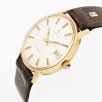 Certina, certificate, wristwatch, 35 mm.