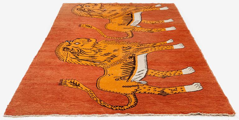 Matta, Antik Khotan, nordvästra Kina, ca 301 x 166 cm.