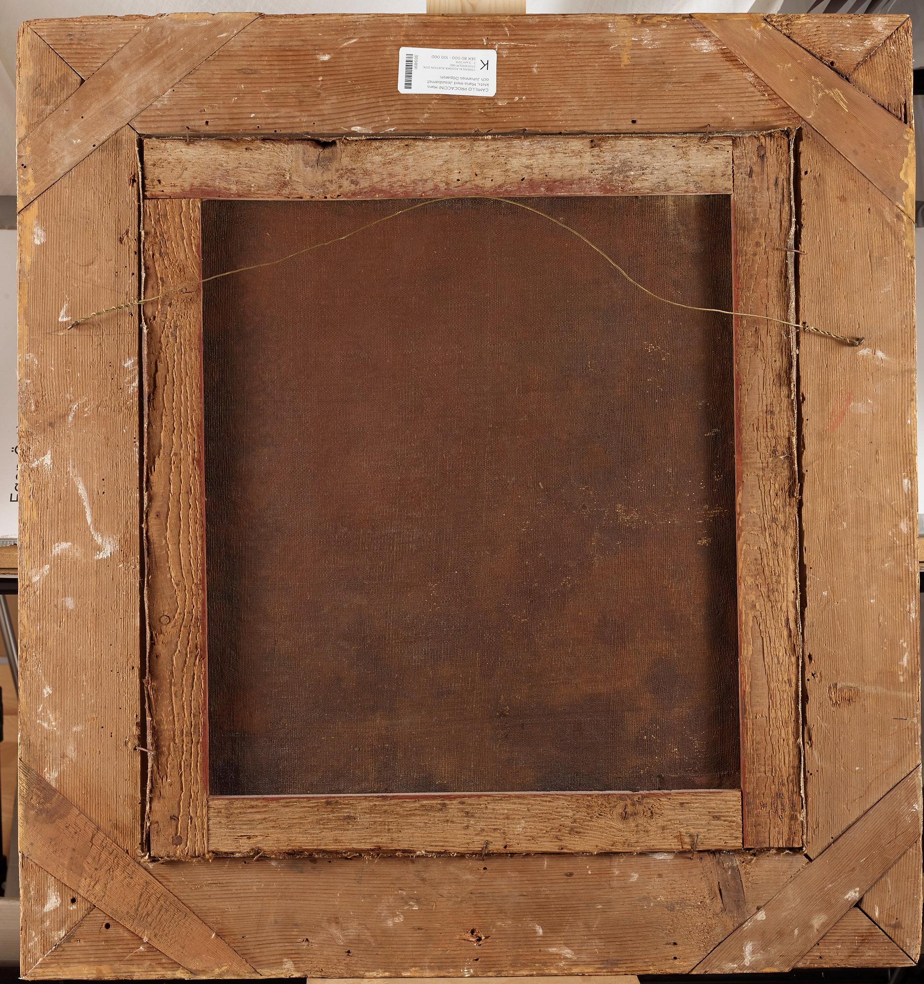 Giulio Cesare Procaccini Circle of, Virgin and Child with St. John.