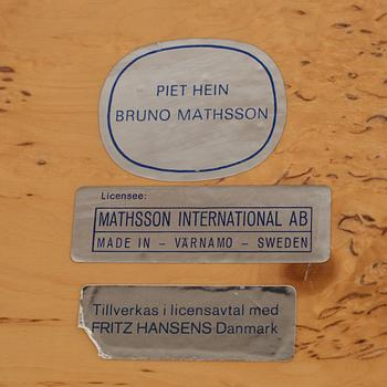 Bruno Mathsson, & Piet Hein, matbord, "Superellips", Bruno Mathsson International, 1990-tal.