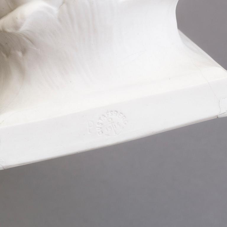 TWO PARIAN FIGURES, Gustafsberg, early 20th century.