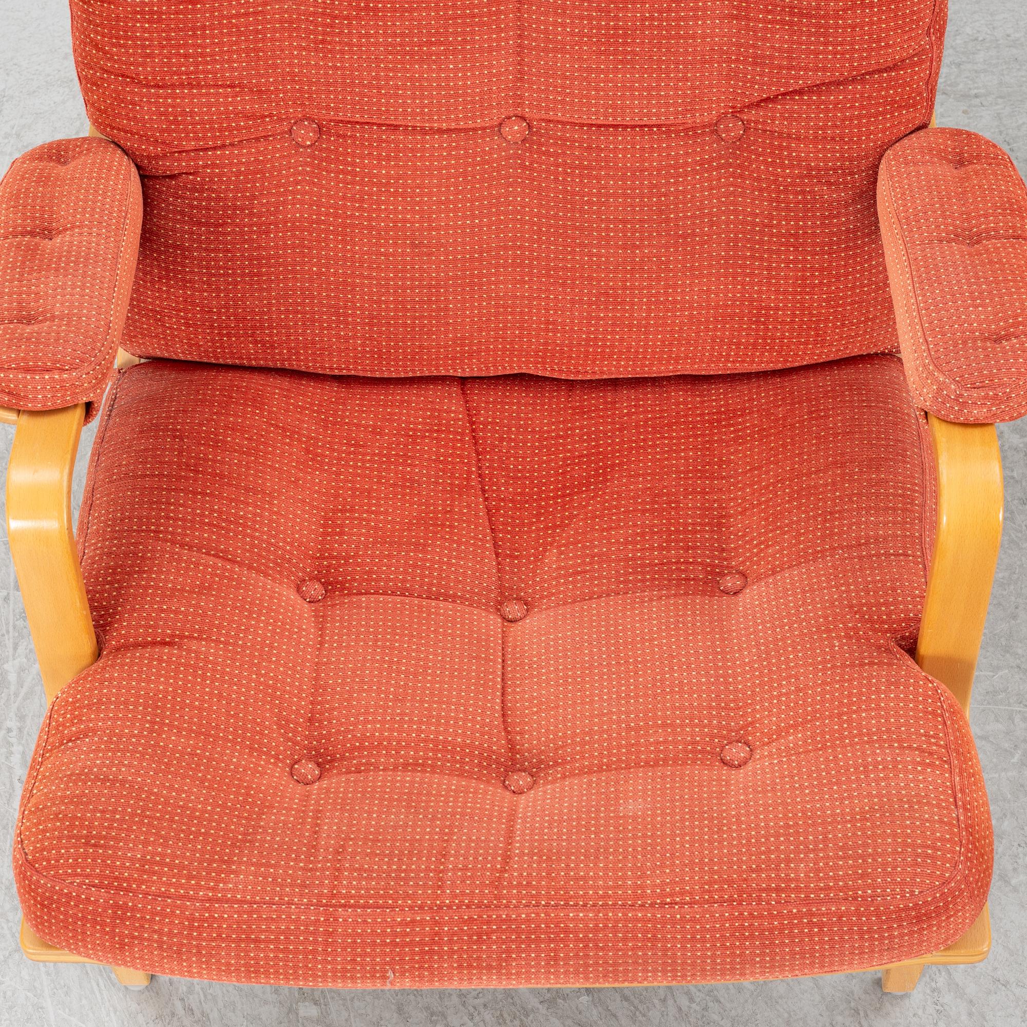 Bruno Mathsson, a pair of 'Ingrid' armchairs, Dux.