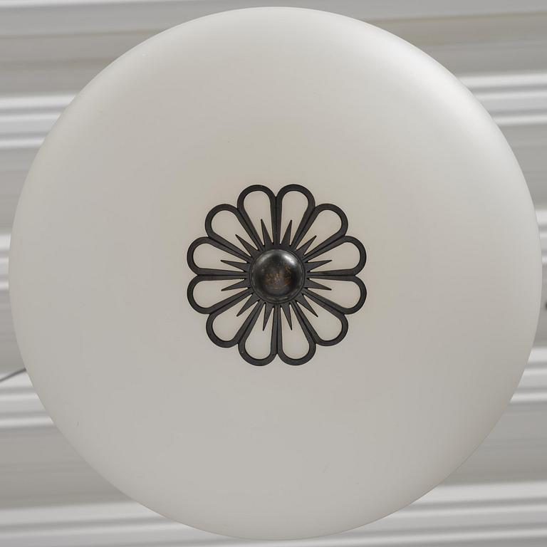 Erik Tidstrand, a rare Swedish Grace ceiling lamp model 25895, Nordiska Kompaniet, Sweden, 1920s.