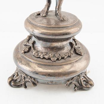 Ornate Silver Bowl 1875 Swedish Import Marks.