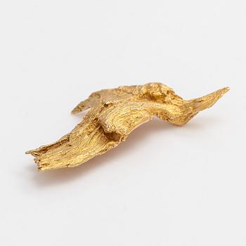 Helky Juvonen, brosch, 14K guld, Helsingfors.