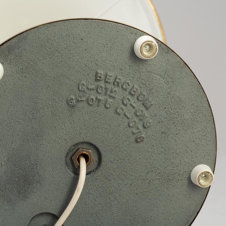 BORDSLAMPA, Bergboms, mässing, 1960-/70-tal.