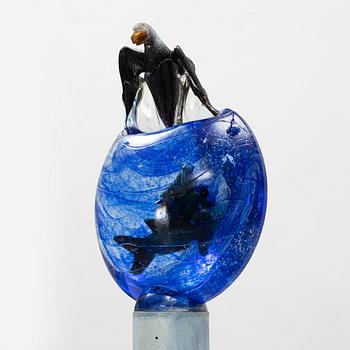 Kjell Engman, a glass sculpture, Kosta Boda, Sweden, ed. 15 ex.