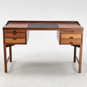 Torbjørn Afdal, a 'Minerva' rosewood desk and a chair, Bruksbo, Haug Snekkeri AS, Norway, 1960's.