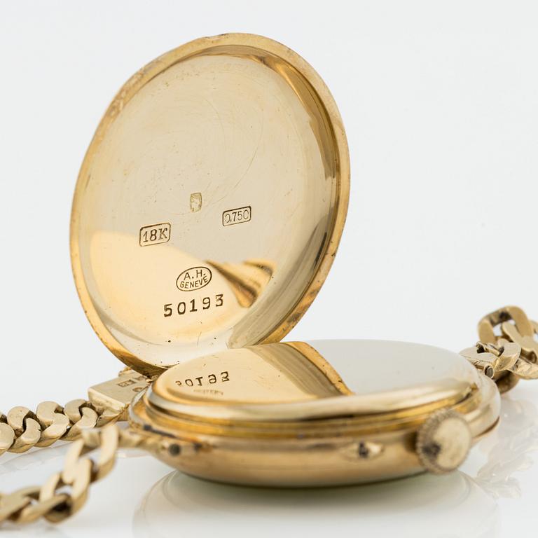 Alex Hüning, ladies' pocket watch / wristwatch, 32 mm.