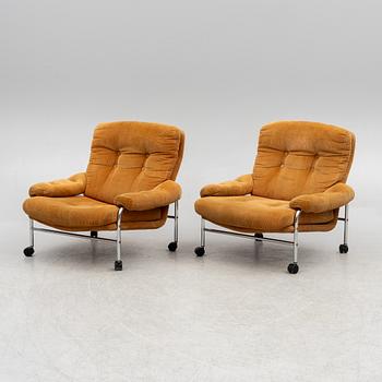 Armchairs a pair, "Kimo" from Ulferts, 1970s.