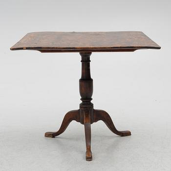 A folding table, Mälardalen, first half of the 19th century.