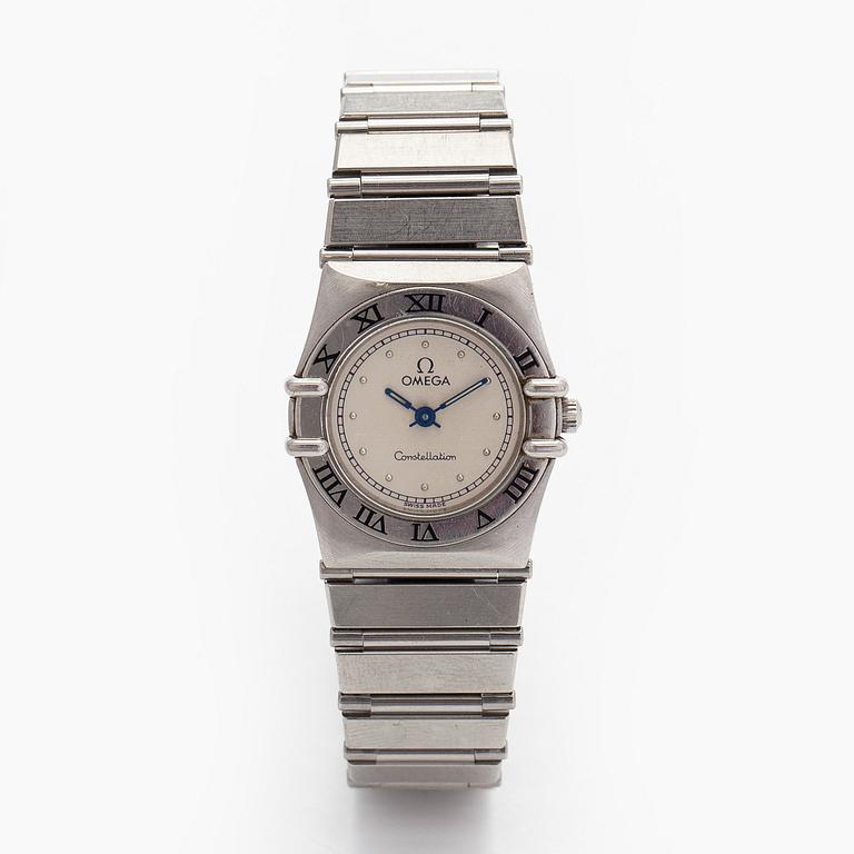 Omega, Constellation, armbandsur, 22,5 mm, stål, quartz, safirglas.
