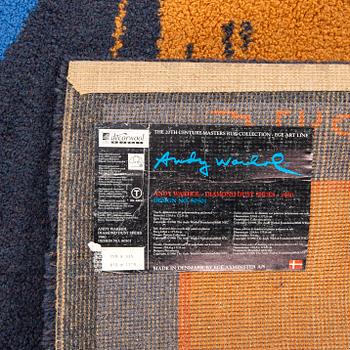 A Andy Warhol after carpet "Diamon dust shoes" Ege Aminster Denmark ca 335 x 250 cm.