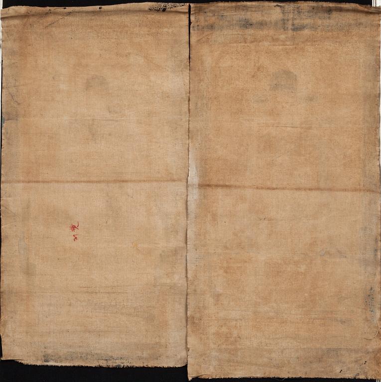 OKÄND KONSTNÄR, ett par, blandteknik, Kina, 18/1900-tal.