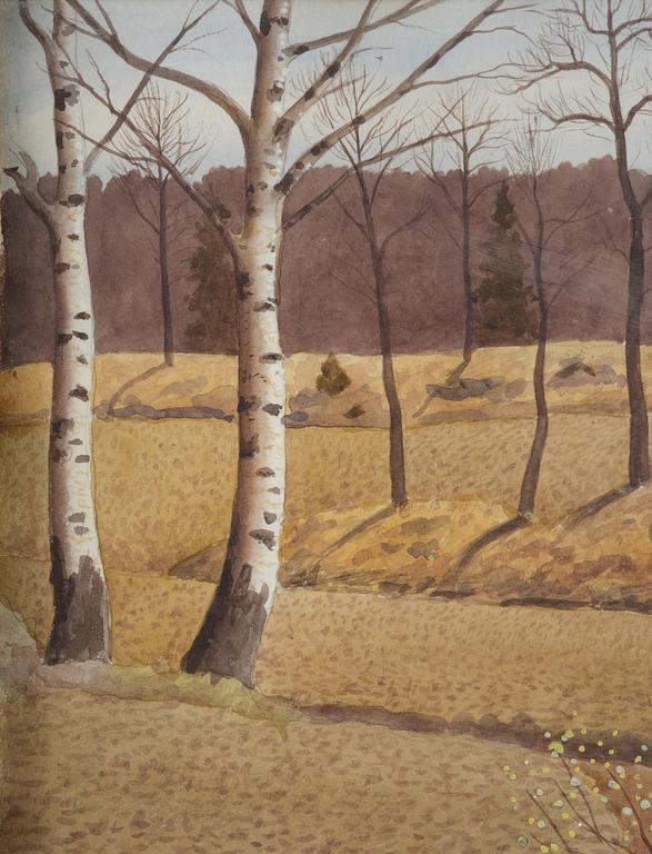 Oskar Bergman, "Vår vid Erstavik".