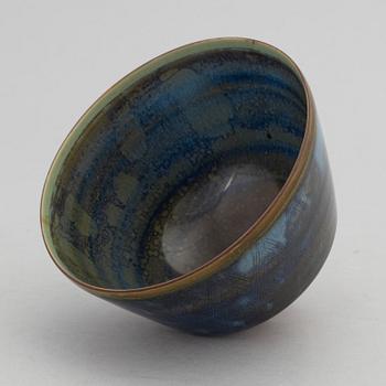 Wilhelm Kåge, a 'Farsta' stoneware bowl, Gustavsbergs Studio 1931.