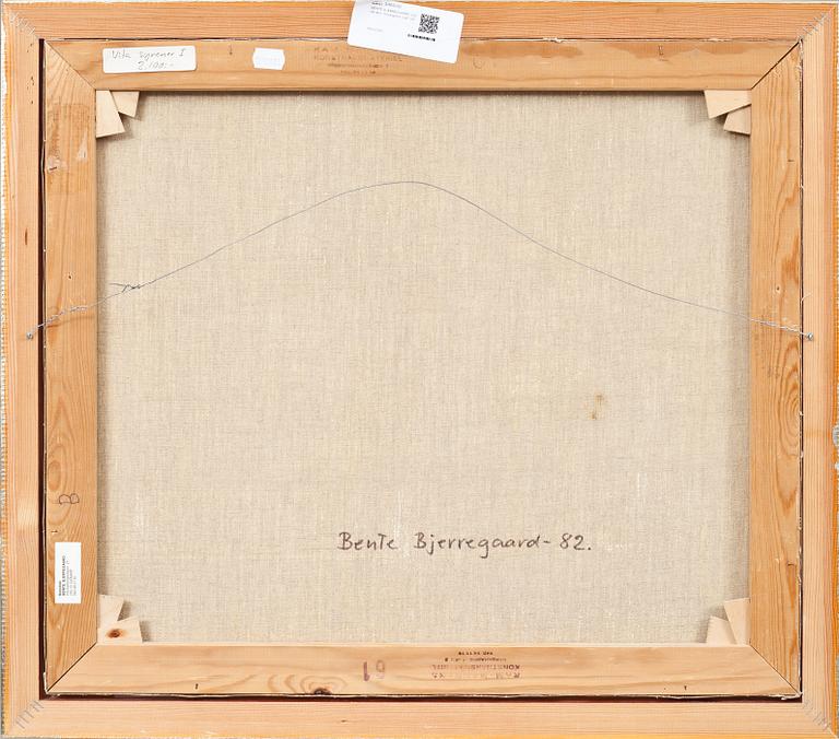 BENTE BJERREGAARD, olja på duk, monogram sign.