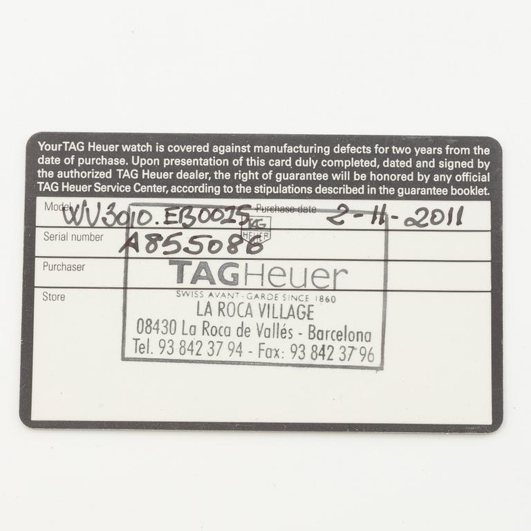 TAG Heuer, Carrera, Calibre 1, "Limited Edition", wristwatch, 43 mm.