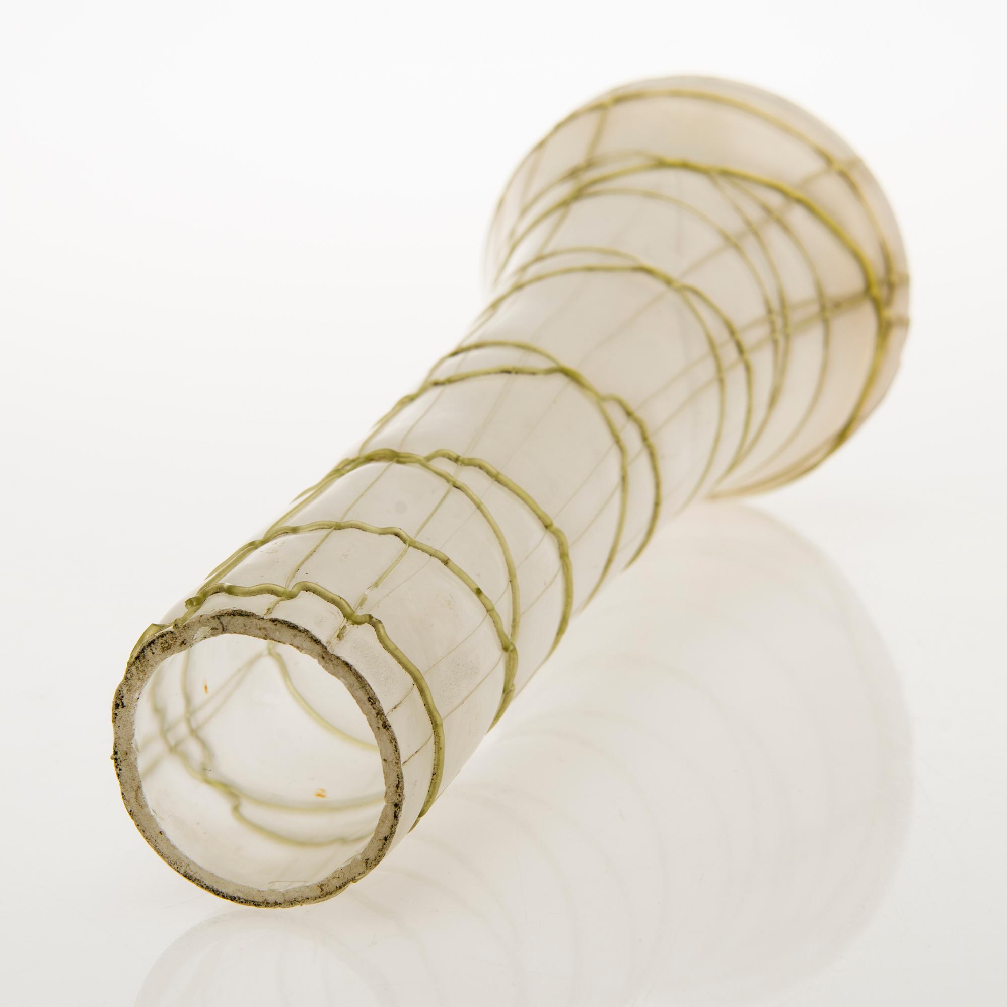 An early 20th Century Jugend style glass vase.