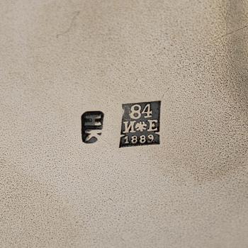 Leipäkori, hopea, Pietari 1889.